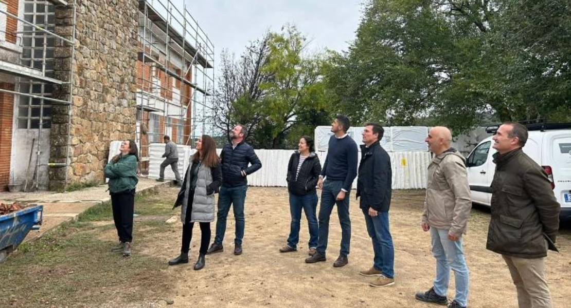 Avanzan las obras del albergue de Valdeobispo (CC)