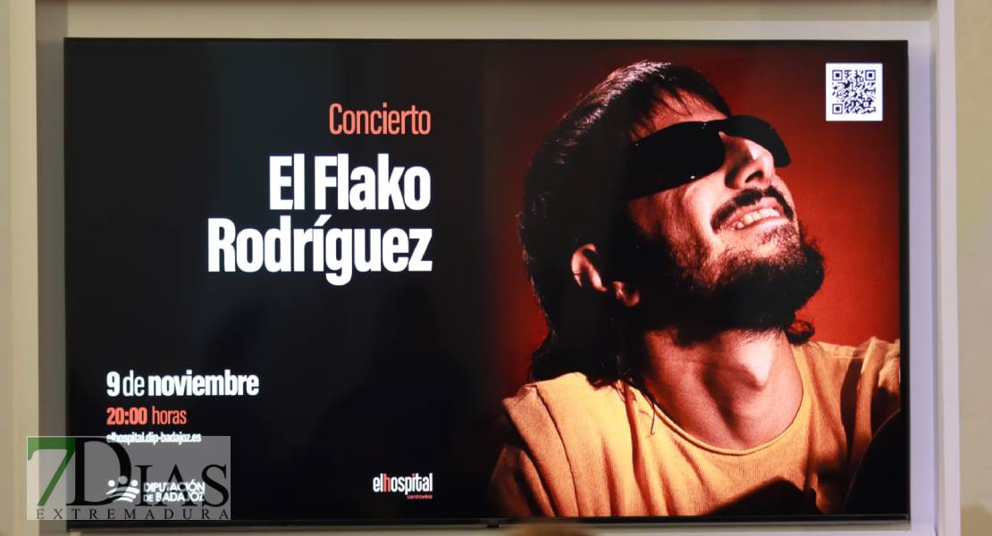 Imágenes del concierto de Flako Rodríguez en el Hospital Centro Vivo de Badajoz