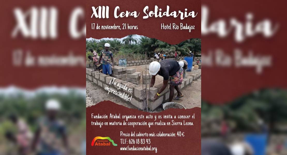 La Fundación Atabal celebra su XIII Cena Solidaria en Badajoz