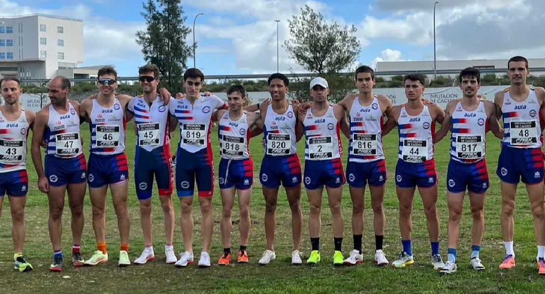 Equipo absoluto y Sub23 campeones de Extremadura de Cross Equipo absoluto y Sub23 campeones de Extremadura de Cross