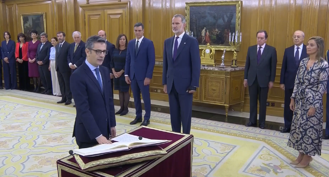 Los ministros del nuevo Gobierno de Sánchez prometen su cargo ante el Rey Los ministros del nuevo Gobierno de Sánchez prometen su cargo ante el Rey
