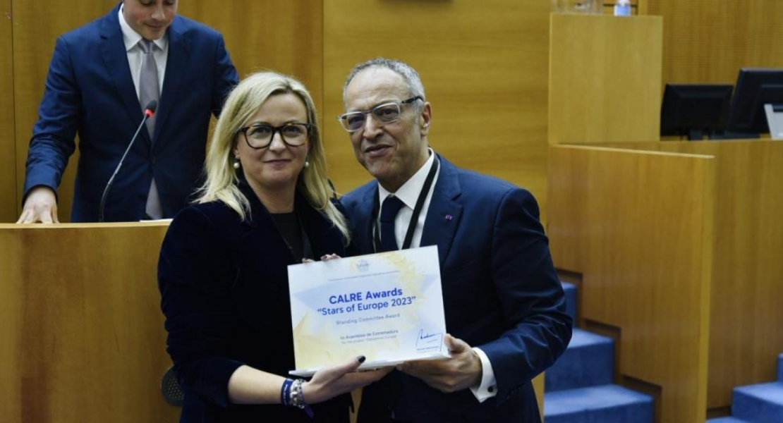Esta es la razón por la que la Asamblea de Extremadura ha sido premiada en Europa