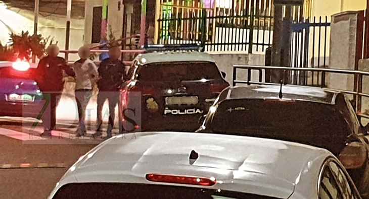 Detenido por la Policía Nacional en la barriada pacense de Las 800 (BA)