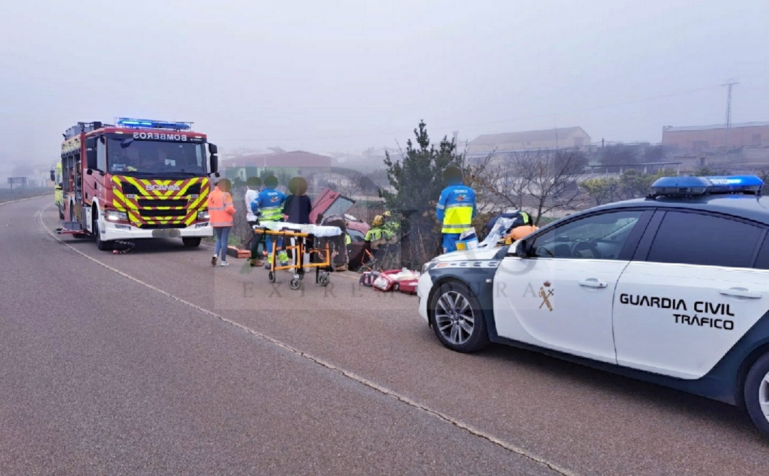 Accidente con vuelco cerca de Santa Marta (BA)