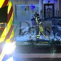 Un incendio alerta a los vecinos de Talavera en plena madrugada