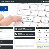 Calendario de la sede electrónica del Ayuntamiento de Badajoz
