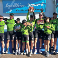 Nuevo pódium para el equipo ciclista extremeño Tany Nature