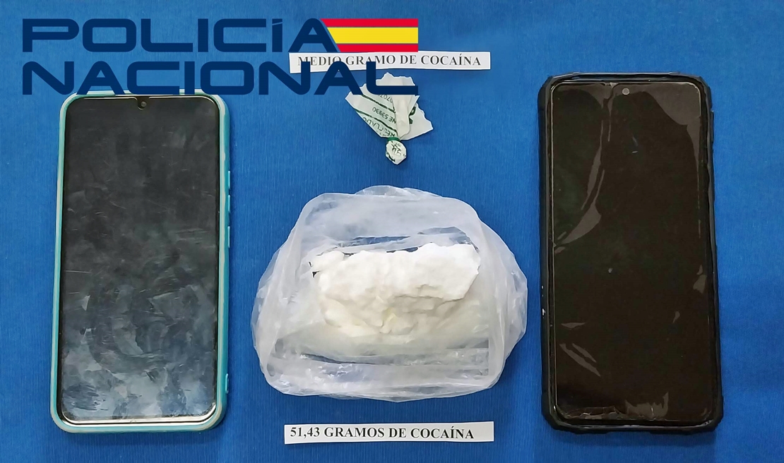 Detenidos tres jóvenes portando cocaína en Badajoz