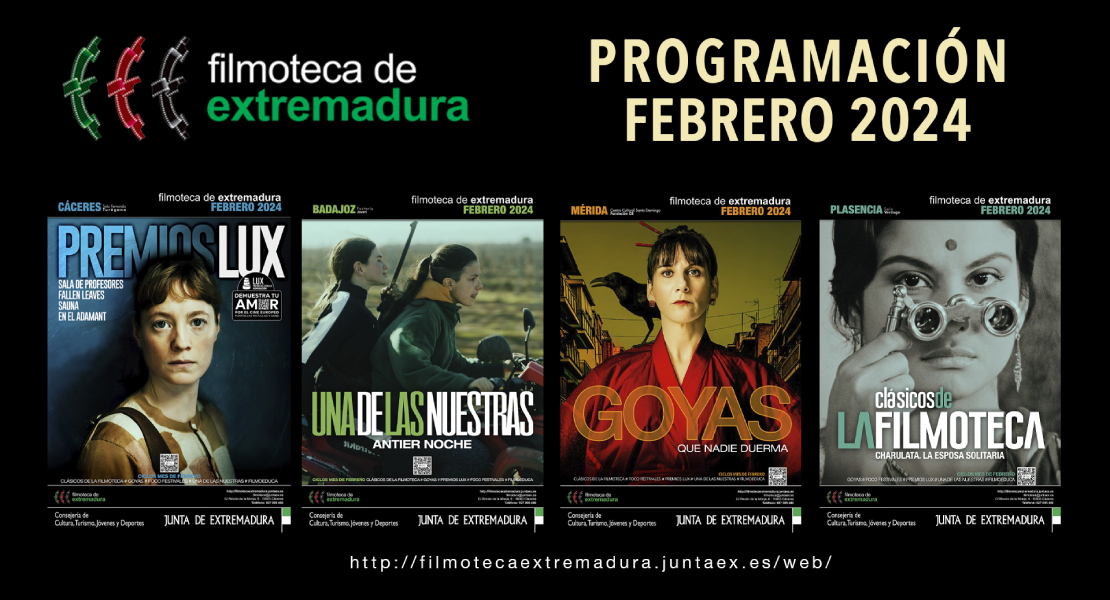 La Filmoteca de Extremadura contará con seis ciclos de cine en febrero