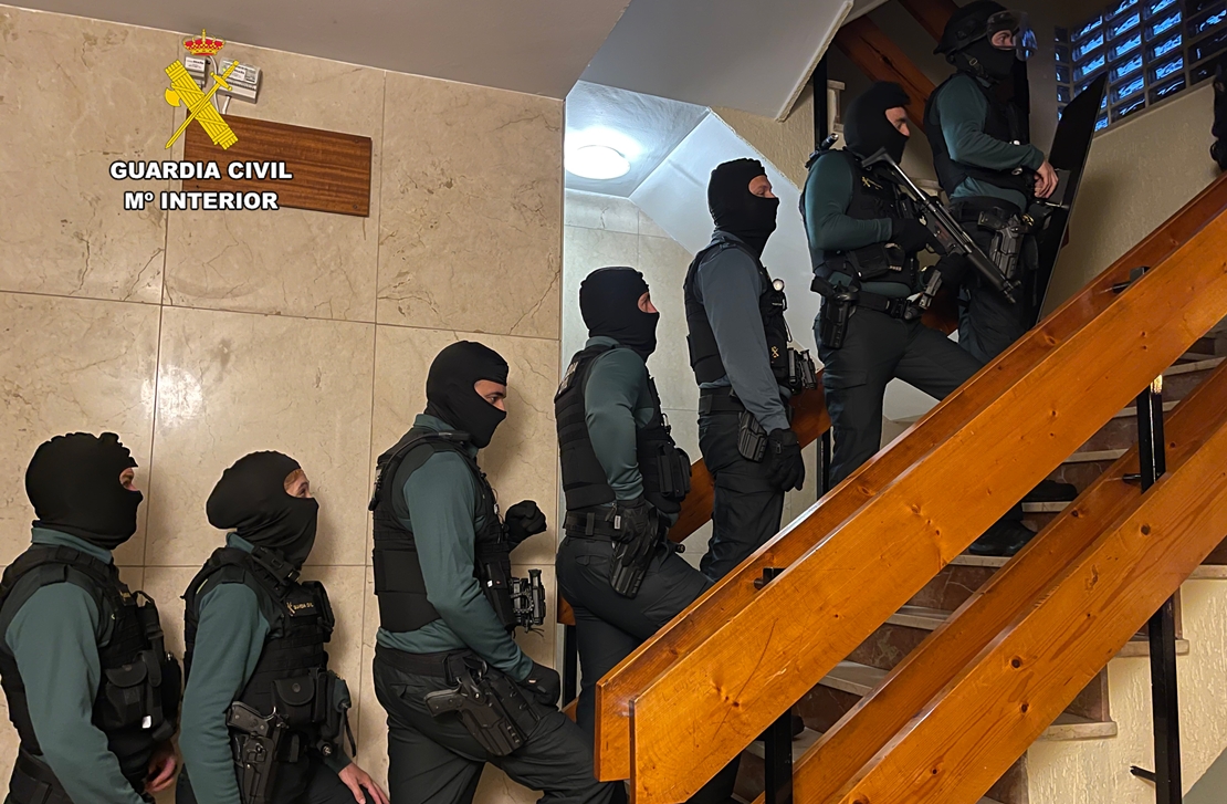 Varios detenidos por blanquero de capitales procedente del juego irregular