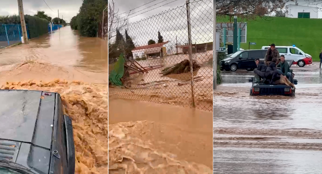 Rescatan a personas y animales que se estaban ahogando en la Dehesilla de Calamón (BA)