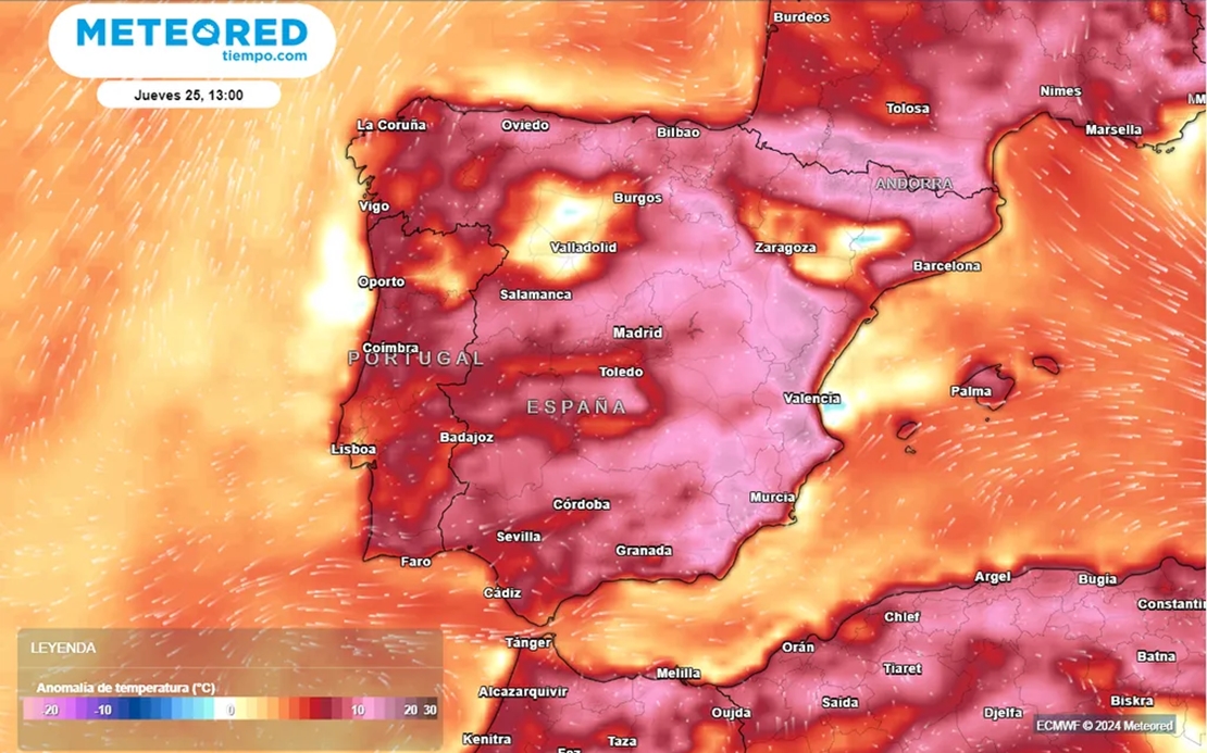 Semana con temperaturas de mayo