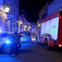 Incendio en un solar del Casco Antiguo en Badajoz