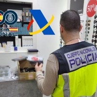Intervenidas falsificaciones de una conocida marca de gafas de sol en una cadena de ópticas