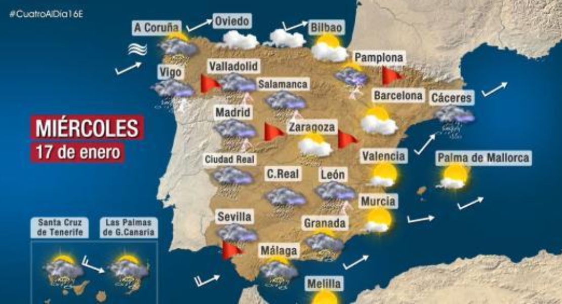 Las redes arden tras el grave error de 'Cuatro al día' con este mapa de España