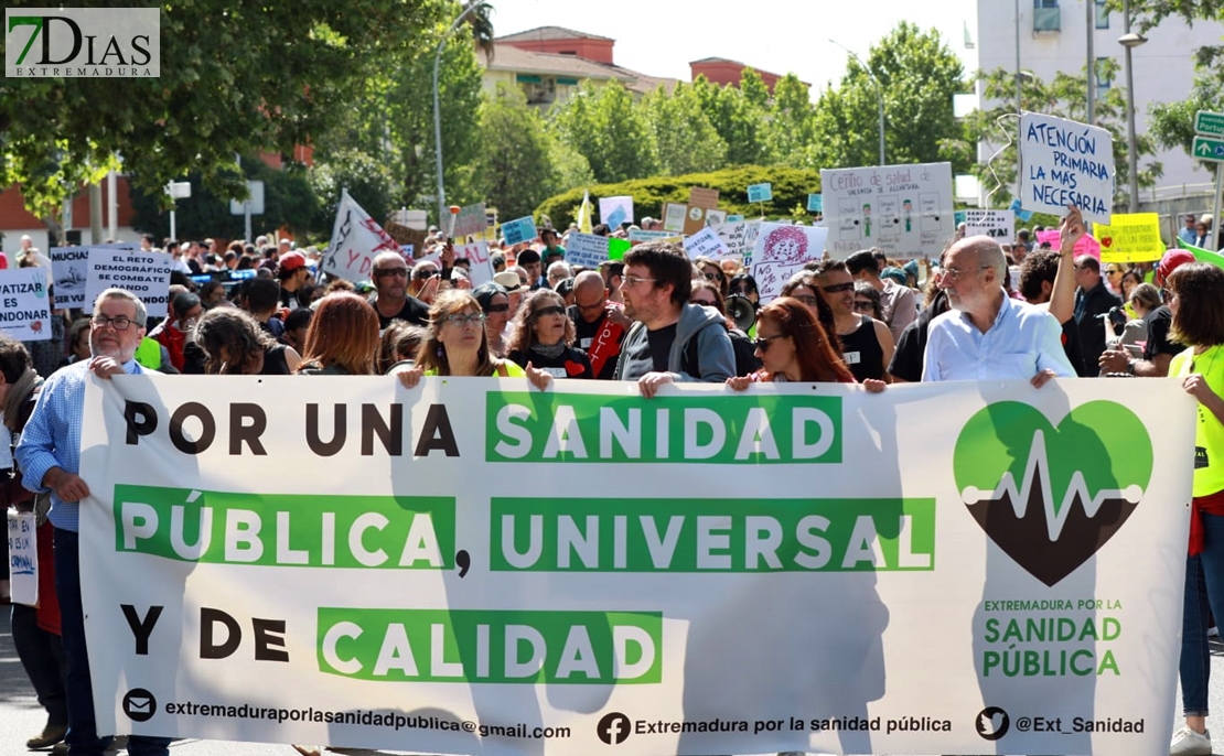 Convocan concentraciones por los recortes en sanidad en Extremadura