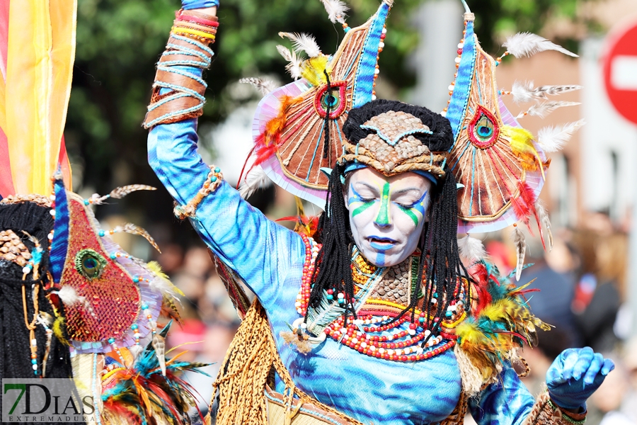 Los mejores primeros planos del gran desfile del Carnaval de Badajoz 2024