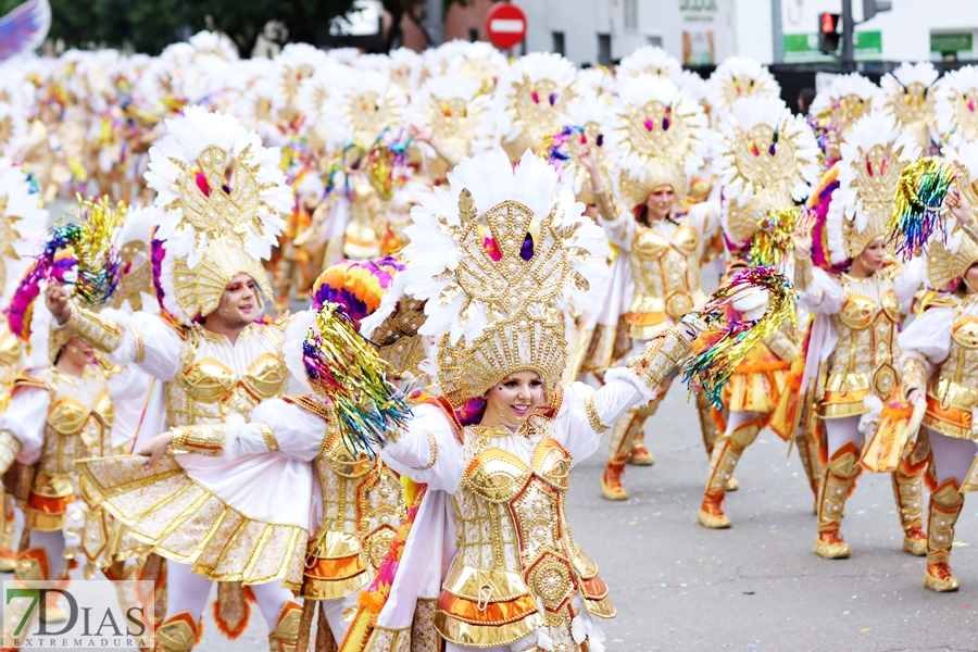 Disfruta de los mejores planos generales del desfile del Carnaval de Badajoz 2024