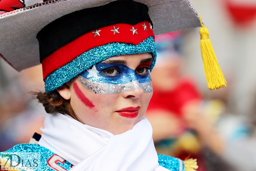 Los mejores primeros planos del gran desfile del Carnaval de Badajoz 2024