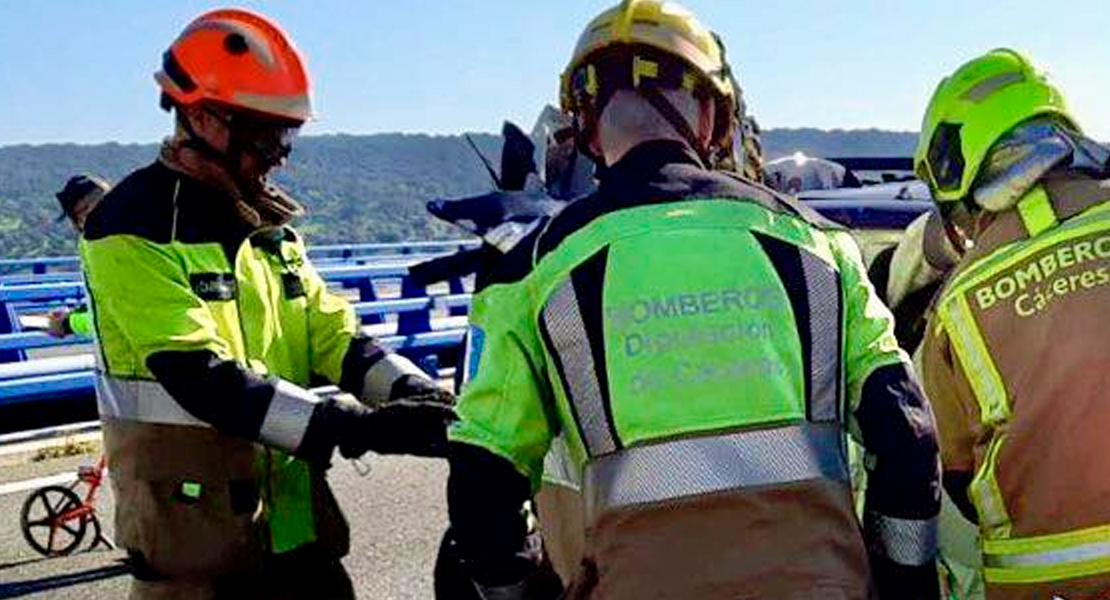 Cuatro personas heridas, una de ellas grave, tras un accidente en la A-66
