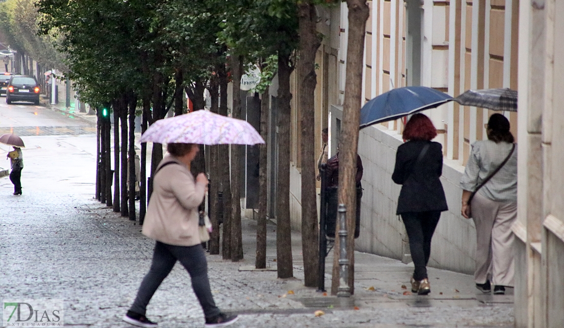 Horas en las que se espera que llueva este viernes en Badajoz