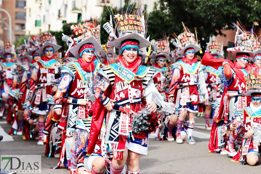 Disfruta de los mejores planos generales del desfile del Carnaval de Badajoz 2024