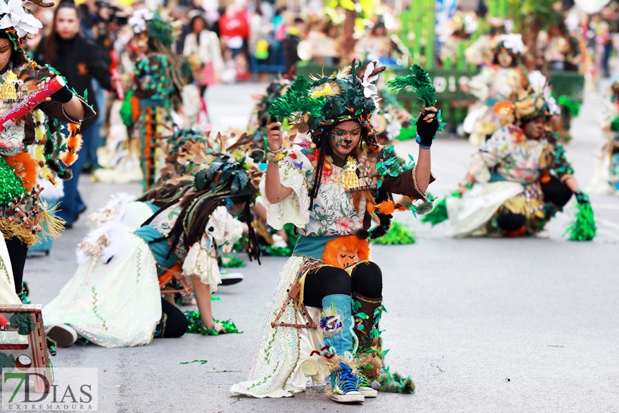 Gran nivel en el desfile infantil de comparsas del Carnaval 2024