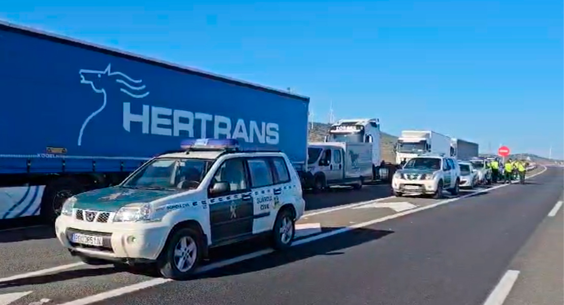 Estas son las carreteras cortadas la tarde del jueves en Extremadura