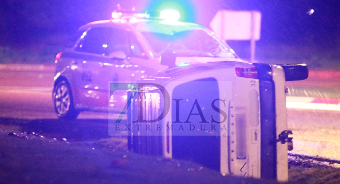 Accidente en la BA-20 a la salida de Badajoz