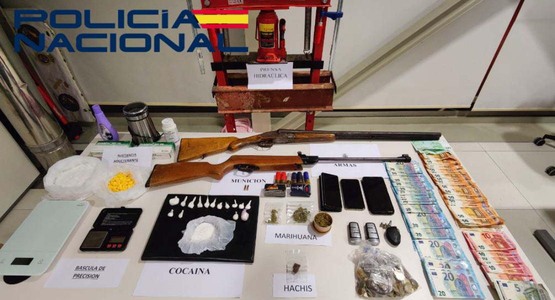 Desactivados tres puntos de venta de droga muy activos en Cáceres