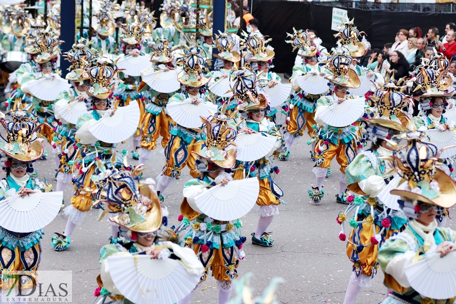 Disfruta de los mejores planos generales del desfile del Carnaval de Badajoz 2024