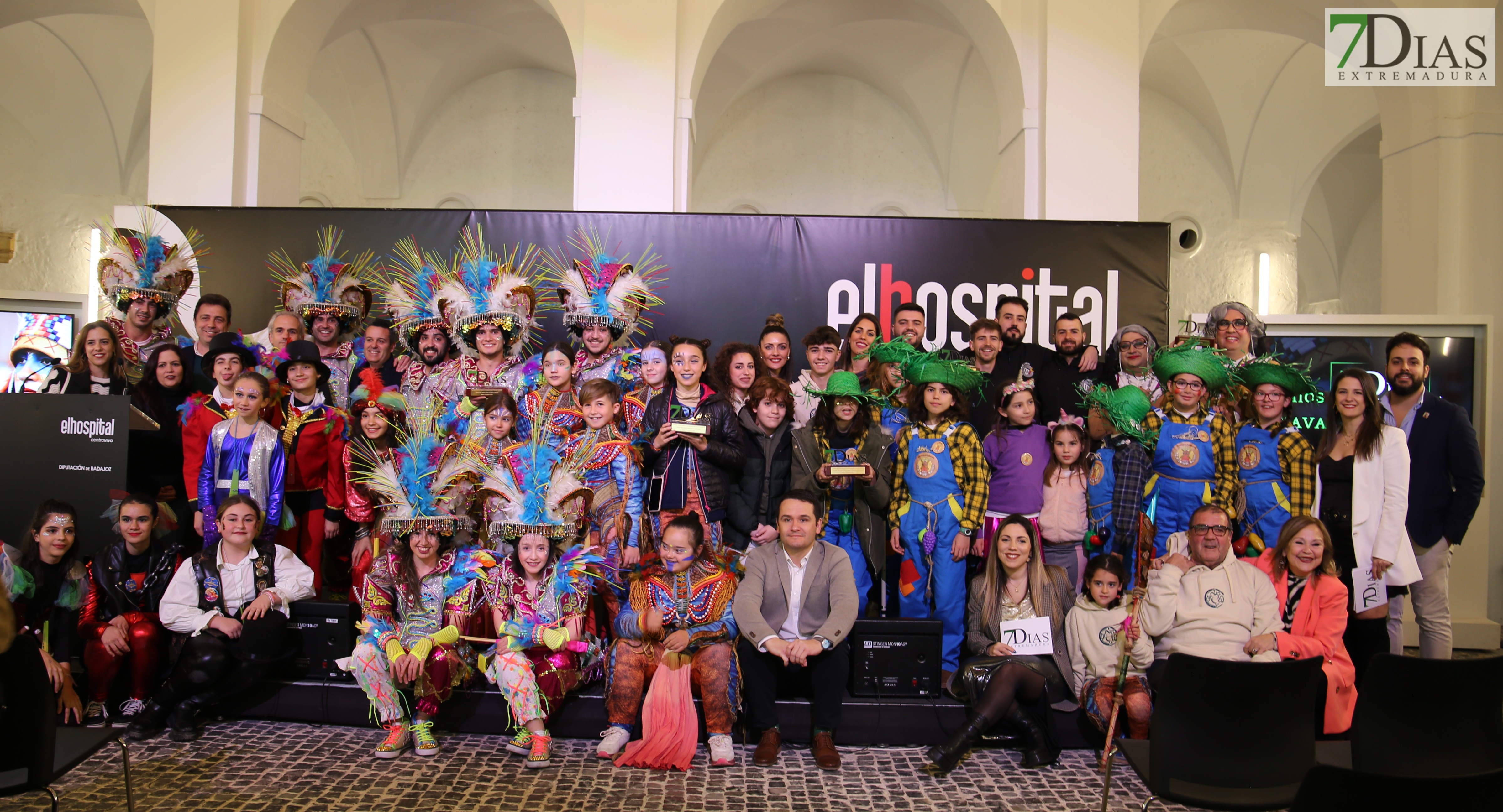 Así fue la Gala de la entrega de Premios 7Días al Carnaval de Badajoz