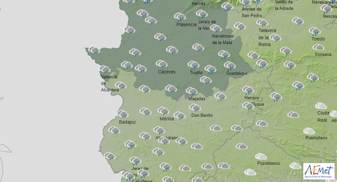 No guarden los abrigos que vuelve el ‘frío’ y la lluvia a Extremadura