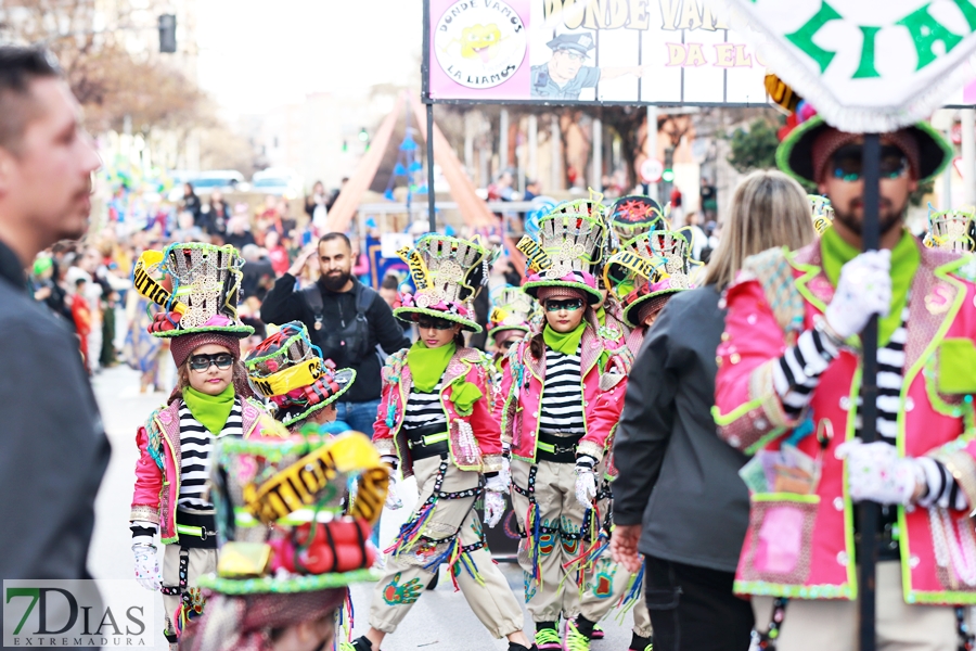 Gran nivel en el desfile infantil de comparsas del Carnaval 2024