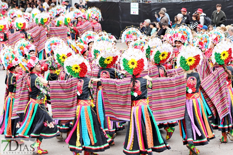 Disfruta de los mejores planos generales del desfile del Carnaval de Badajoz 2024