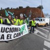 Cáceres enjaulada: cientos de personas exigen entre el humo soluciones para el campo