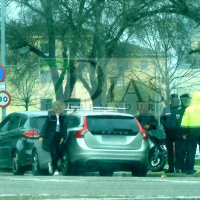 Policía Local interviene en una colisión entre dos vehículos en Badajoz