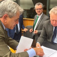 Extremadura intenta desbloquear en Bruselas el proyecto regadío de Tierra de Barros