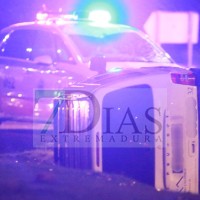 Accidente en la BA-20 a la salida de Badajoz