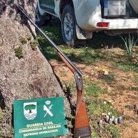 Detenido un extremeño por furtivismo y tenencia ilícita de armas