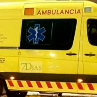 Trasladado hasta el Hospital de Mérida tras un accidente de motocicleta