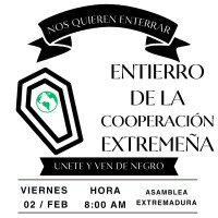 Convocan una concentración contra los recortes en cooperación en Mérida