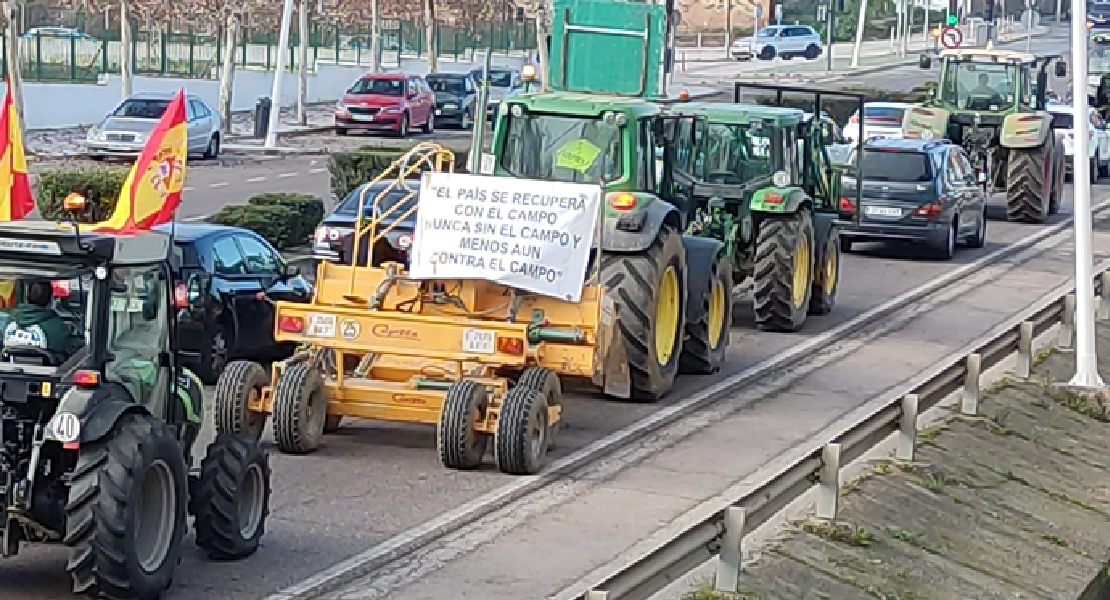 Las protestas del campo continúan este jueves en Extremadura