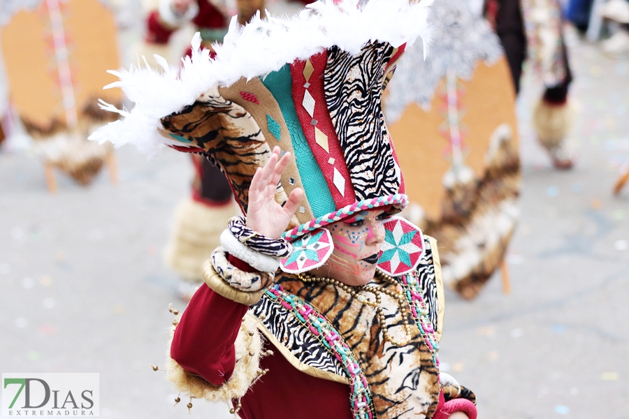 Los mejores primeros planos del gran desfile del Carnaval de Badajoz 2024