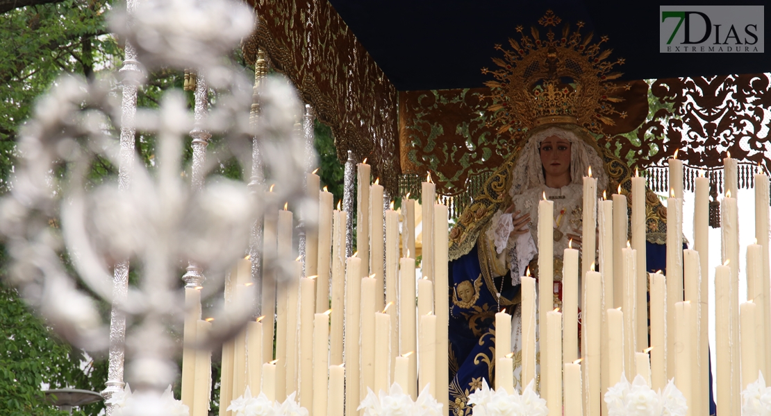 La Borriquita da la bienvenida a la Semana Santa 2024 en Badajoz