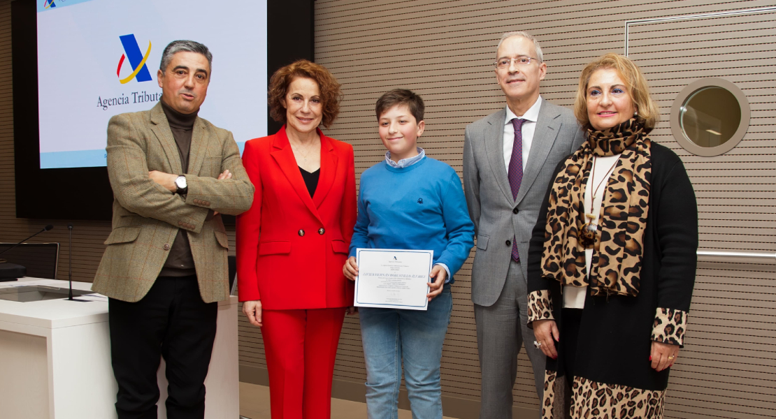 Un alumno extremeño gana un concurso nacional de la Agencia Tributaria