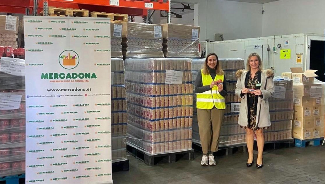 Mercadona hace entrega más de 9.000 kilos de alimentos gracias a la solidaridad de sus clientes