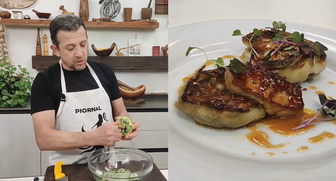 Cocina con Antonio Granero en 7Días: Alcachofas al foie