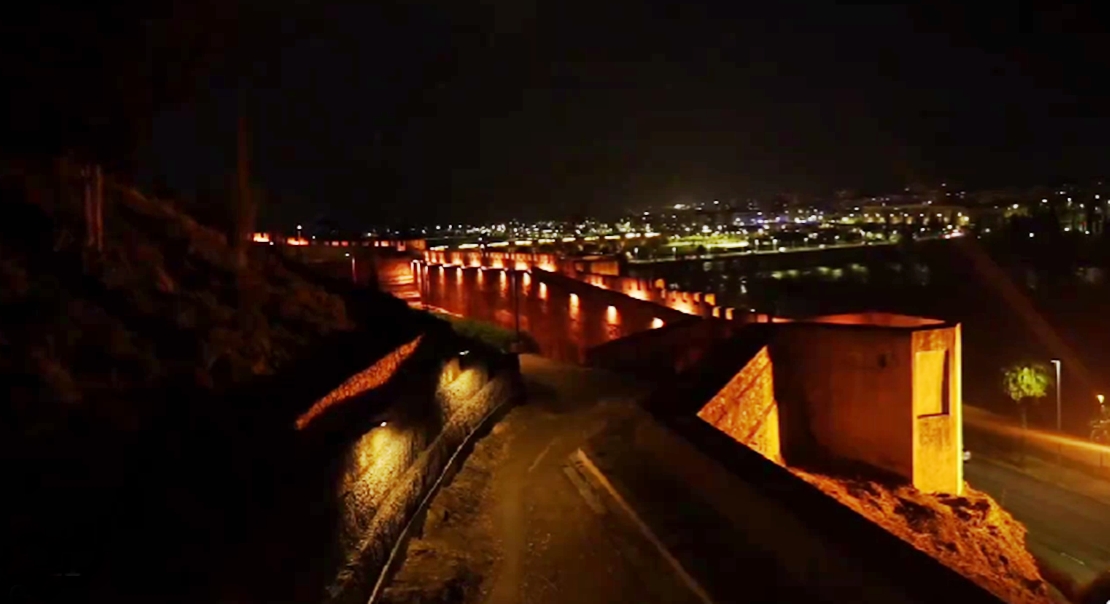 La Alcazaba de Badajoz podrá ser visitada con iluminación nocturna