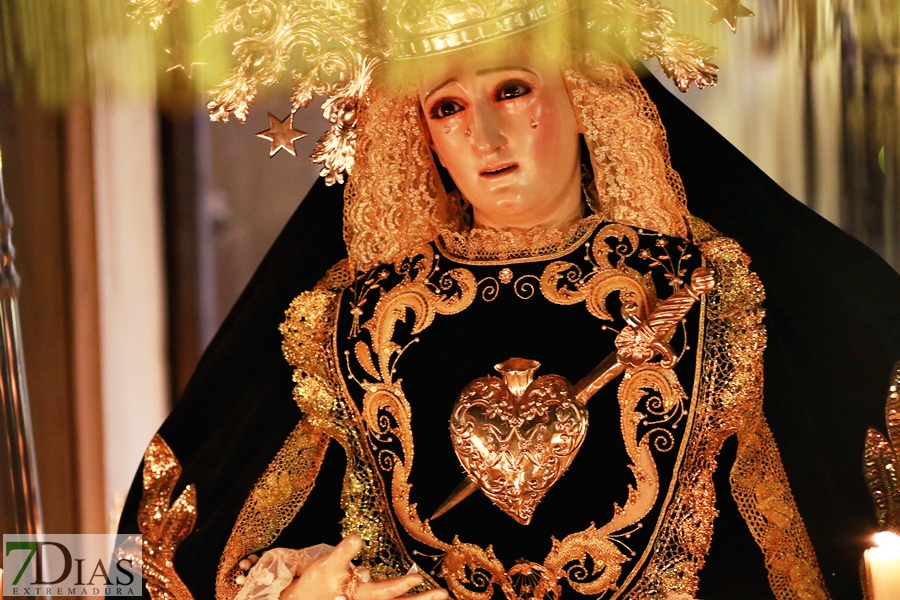 Emotivo Lunes Santo en Badajoz: La Oración en el Huerto y María Santísima de los Dolores salieron a la calle